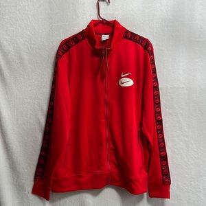 Nike Men's Sportswear Swoosh League Poly Knit Full-Zip Jacket